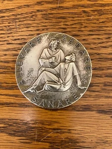 1956 Thos. "Leeming & Co. Inc 75° anniversario medaglione 2,75" - Foto 1 di 2