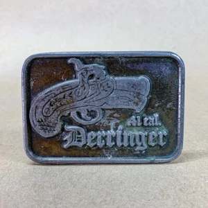 1975 Derringer Gun Brass Belt Buckle .41 Calliber CDC Metalworks - Picture 1 of 10