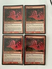 MTG 4X FOIL RISE OF THE ELDRAZI RAGE NIMBUS NM MAGIC THE GATHERING RED RARE CARD