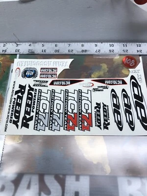 Team Associated RC Sponsor Decals- AE-REEDY-Stickers {missing A Few} USA Shipped - Image 1 of 2