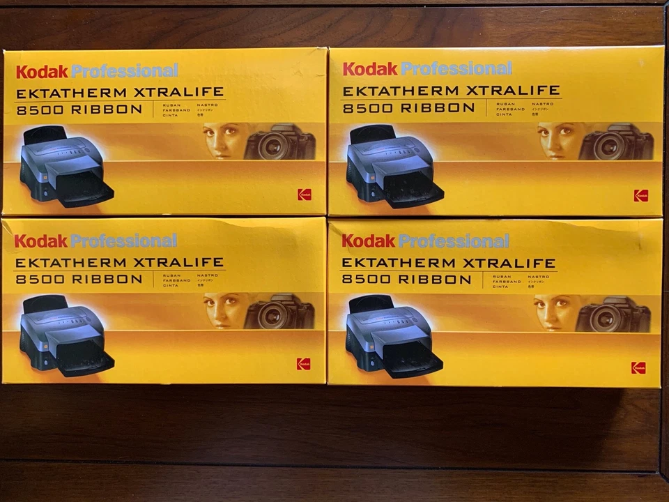 Kodak Professional Ektatherm XTRALIFE 8500 1400 GLOSSY Ribbon And 8.5 X 12 Paper - Image 1 of 3