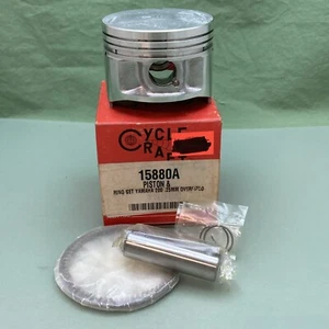 NEW GENUINE CYCLE CRAFT 15880A PISTON & RING SET YAMAHA 200 .25MM OVERSIZED - Picture 1 of 6