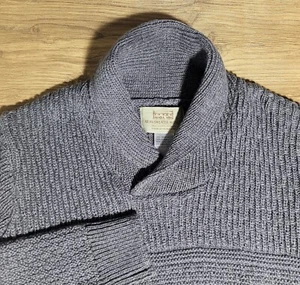Maglione Aran Market 100% grigio vergine maglia pesante maglione donna taglia M - Foto 1 di 5
