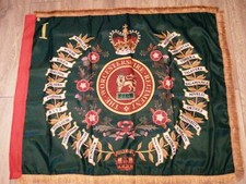  The Worcestershire Regiment1st battalion Regimental colours flag. 
