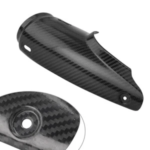 Carbon Fiber Heat Shield Exhaust Cover Guard For BMW R1200GS R1250GS 2019-2023 - Picture 1 of 10