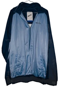 Geek Lighting Men’s Windbreaker Jacket Size 2XL Blue NWT NEW Polyester Full Zip - Picture 1 of 3