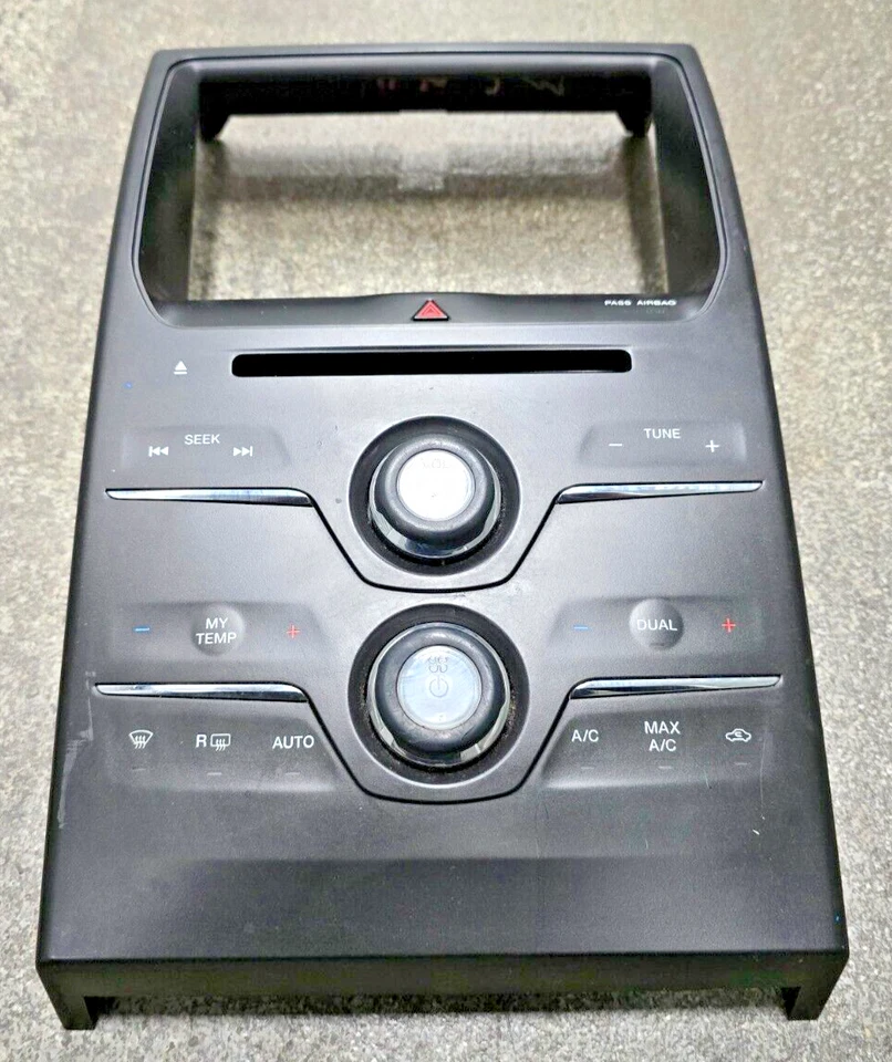 2014-2019 Ford Flex Radio Audio Climate Control Panel EA8T-18A802-BA OEM - Image 1 of 4