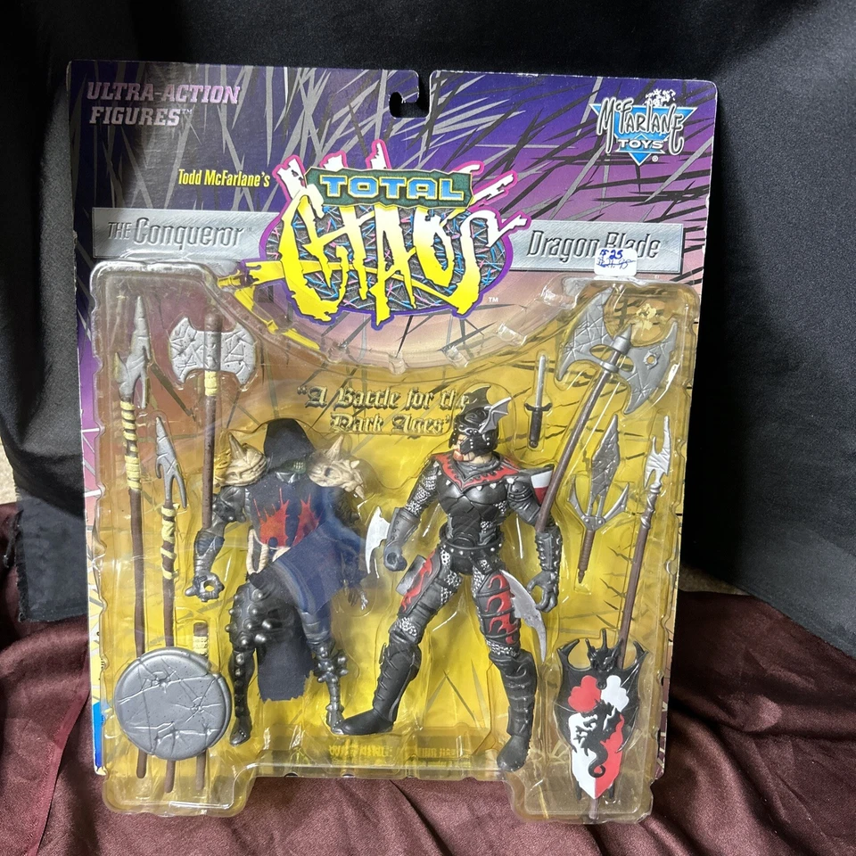 1997 McFarlane Toys Total Chaos The Conqueror and Dragon Blade Action Figure