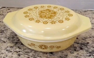 Piatto casseruola Pyrex Kimchi Cenerentola ovale giallo un quarto e mezzo - Foto 1 di 9