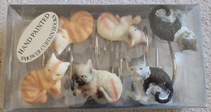 Carnation Home Fashions Kitty Heaven Shower Curtain Hook set (new) - Picture 1 of 2