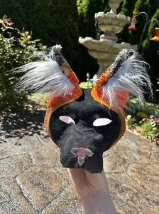 Therian Cross Fox Mask Made With Tail High Quality Tail + Mask - Picture 1 of 18