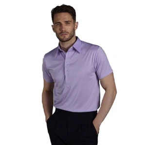 Collars & Co Vestido Original Lavanda Manga Corta Polo Hombre Talla S Nuevo $79 - Imagen 1 de 5