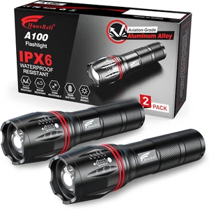 Antorcha LED de altos lúmenes, súper brillante, con zoom, impermeable y duradera - potente... - Imagen 1 de 1