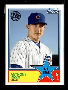 2018 Topps 1983 Topps Baseball All-Stars #83AS-34 Anthony Rizzo Chicago Cubs - Picture 1 of 2