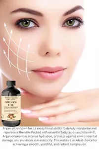 Aceite Orgánico de Argán para Rostro, Antienvejecimiento, Cuidado Piel y Cabello - Picture 1 of 8