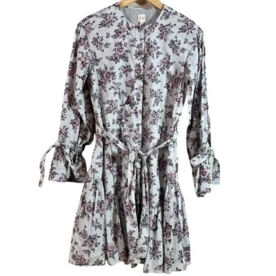 Vestido para mujer Rebecca Taylor gris floral cottagecore vestido de fiesta del té talla XS Foto 1 de 4