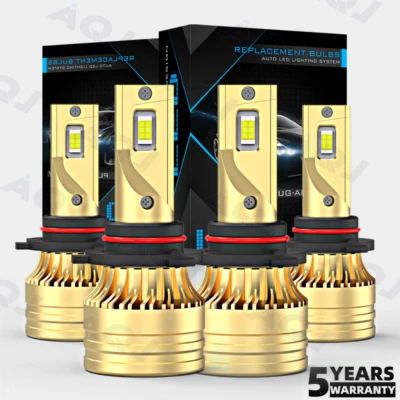 For Honda Civic 1988 1989-1991 LED Headlight Hi-Lo Beam Bulbs 6000K Bright White - Image 1 of 4