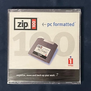 iomega ZIP 100MB data cartridge, sealed (PC formatted) - Afbeelding 1 van 3