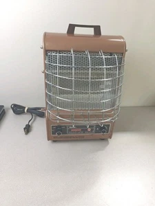 Vintage Markel Electric Space Heater 198TE Neo-Glo USA Made Art Deco 1500w MINT - Picture 1 of 24