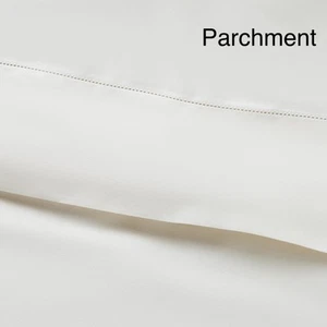 Ralph Lauren Organic Sateen Cotton KING Flat Sheet PARCHMENT - $200 - Picture 1 of 6