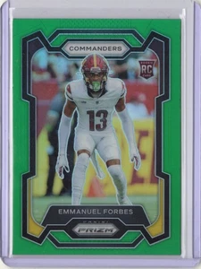 2023 Panini Prizm - Rookies Emmanuel Forbes #399 Green Prizm (RC) - Bild 1 von 2