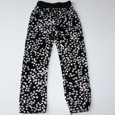 Pantalones Triple Flip Boutique Niña Salón de Baile Minky Corazones Blanco y Negro Talla 8 Foto 1 de 2