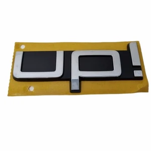 VW Up Schriftzug Emblem Logo Schwarz Silber Heckklappe Original 1S6853687FXC - Bild 1 von 10