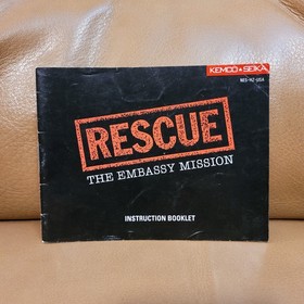 Rescue The Embassy Mission Manuale Istruzioni Nintendo NES