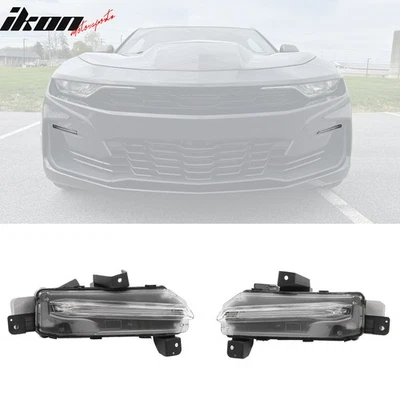 Fits 19-24 Chevrolet Camaro SS OE Style Daytime Running Light DRL LED Foglights — 第 1/4 张图片