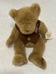 Chaleco Bufanda Peluche GANZ Heritage Collection Oso Marrón 12" || Usado con etiquetas - Imagen 1 de 9