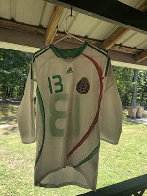 Футболка игрока Formotion 2008 рукав 3/4 б/у подписанная Мексика  - Изображение 1 из 4