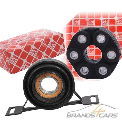 FEBI BILSTEIN KARDANWELLE MITTELLAGER+HARDYSCHEIBE FÜR BMW 3-ER E46 5-ER E34 E39 - Bild 1 von 4