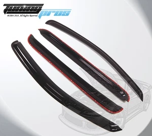 Deflettore visiera pioggia fumo scuro 4 pezzi fuori canale per Chrysler ASPEN - Foto 1 di 4