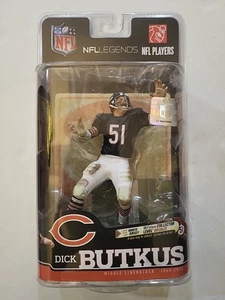 Figura McFarlane NFL Legends Serie 6 Dick Butkus #51 Chicago Bears Salón de la fama Nuevo en paquete - Imagen 1 de 7
