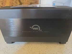 OWC Mercury Elite Pro Dual 2-Bay 12TB USB 3.1 Thunderbolt2, RAID 0, RAID1 - Photo 1/5