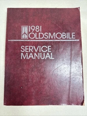 Original Oldsmobile Chasis 1981 Manual de servicio GM Cutlass Eighty-Eight 98 Toronado Foto 1 de 4