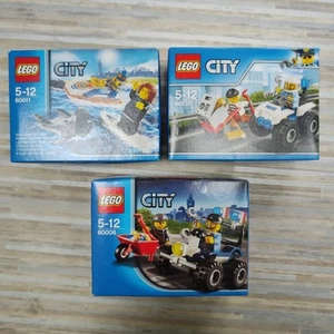 3x Juegos LEGO CITY Arresto ATV 60135 60006 60011 Policía Guardia Costera Nuevo y Retirado - Imagen 1 de 8