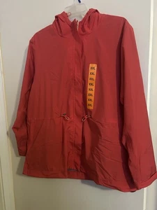 G. H. Bass & Co. Anorak Jacket Women Water Resistant With zipper Size XXL - Picture 1 of 8