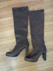 Stuart Weitzman High Woman’s Boots Size M9.5 - Picture 1 of 15