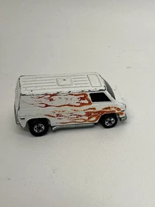 Hot Wheels 1974 Blackwall Super Van White Red And Orange Flames - Bild 1 von 6