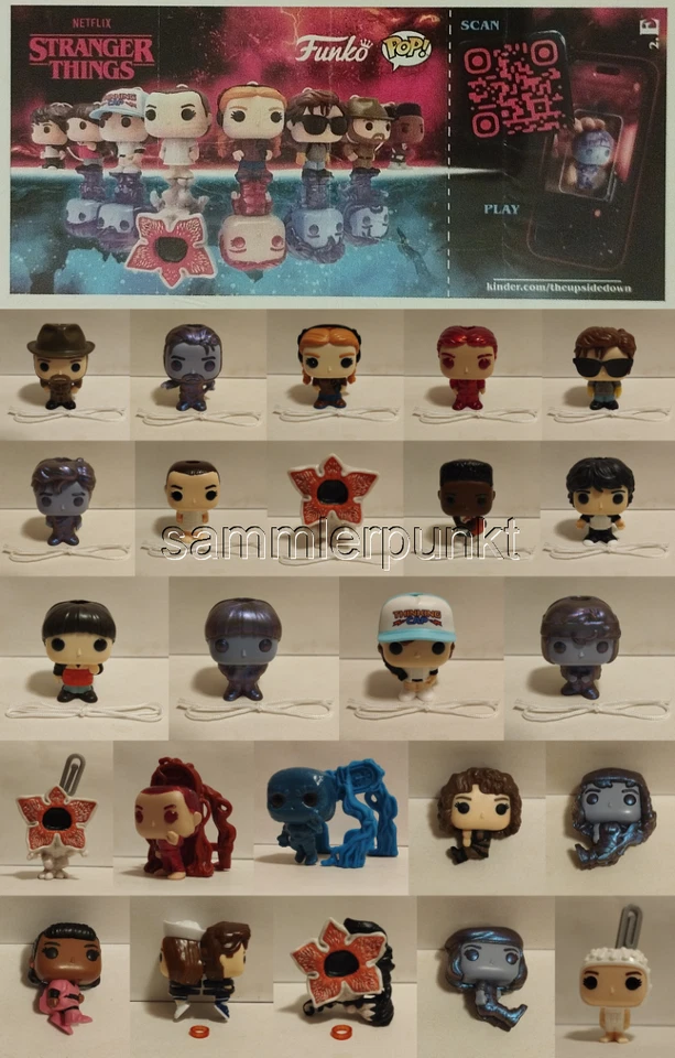 NEU*EINZELFIGUR + BPZ Ihrer Wahl aus Funko-Stranger Thinks / Kinder Joy*NEU - Bild 1 von 1