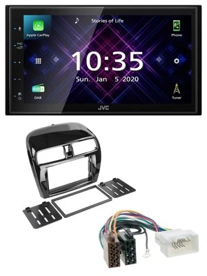JVC DAB 2DIN MP3 Bluetooth USB Autoradio für Mitsubishi SpaceStar Mirage ab 13 p - Bild 1 von 4