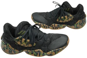 Adidas Zapatos Atléticos Para Hombre Talla 10.5 Negro Camuflaje EF1259 Parte Superior Baja Con Cordones - Imagen 1 de 8