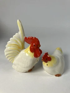 Gallo + Gallina sale bianco e peperoni, pettini rossi, sfumatura gialla - Foto 1 di 9