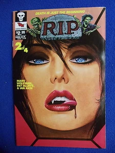 AWESOME LINSNER COVER R.I.P. #2 DEATH IS JUST THE BEGINNING 1990 - Picture 1 of 1