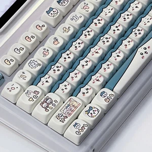 Cartoon Chiikawa Keycap For Mechanical Keyboard Full Set 131 Keys Key Cap Gifts - Picture 1 of 5