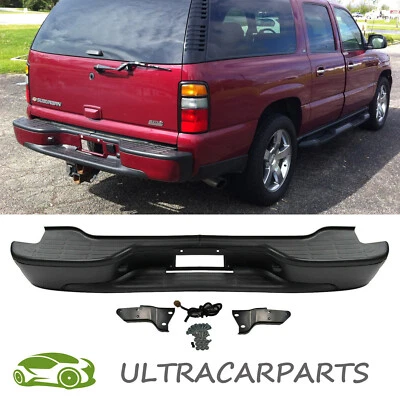 Black Steel Rear Bumper For 00-06 Chevrolet Tahoe Suburban 1500 2500 GMC Yukon  Foto 1 de 4