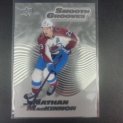 Nathan MacKinnon 2022-23 UD Extended Series Smooth Grooves #SG12 Avalanche - Image 1 of 2
