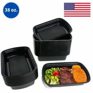 38 oz Durable Food Containers To Go - Perfect for Takeout - Picture 1 of 5