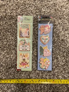 Mary Engelbreit Dimensional Stickers lot of 2 Christmas themed - Picture 1 of 4